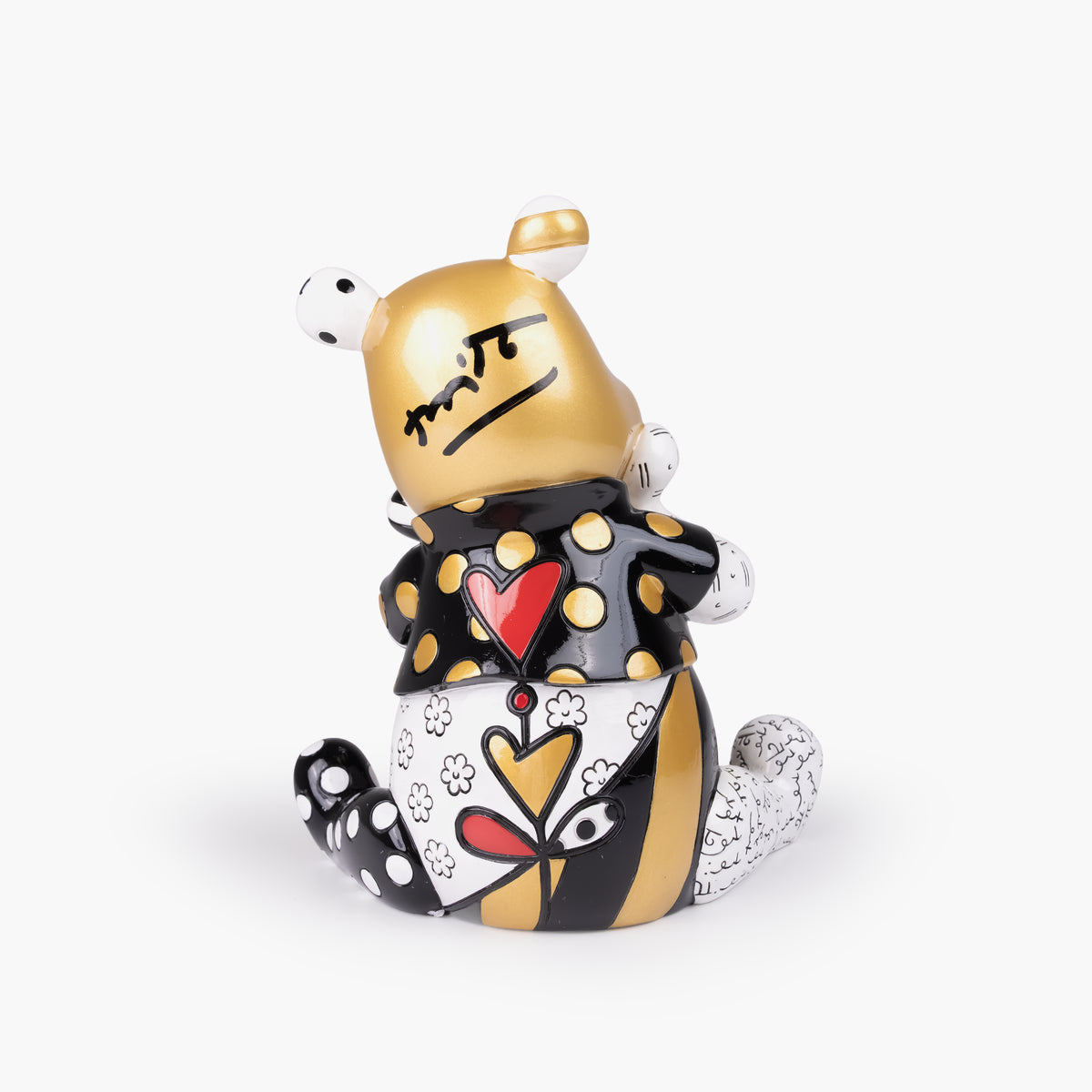Winnie The Pooh Black & Gold - Disney by Britto Figurine