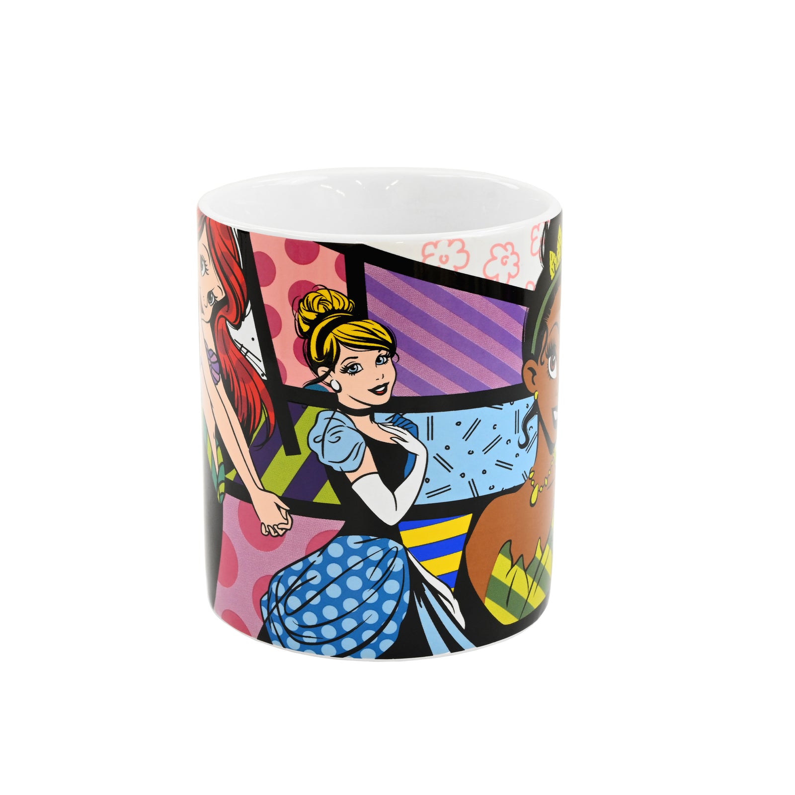 Princess Mug - Ariel, Cinderella, Tiana, Aurora - Disney By Britto