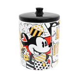 MICKEY & MINNIE COOKIE JAR - Black & Gold - Disney by Britto