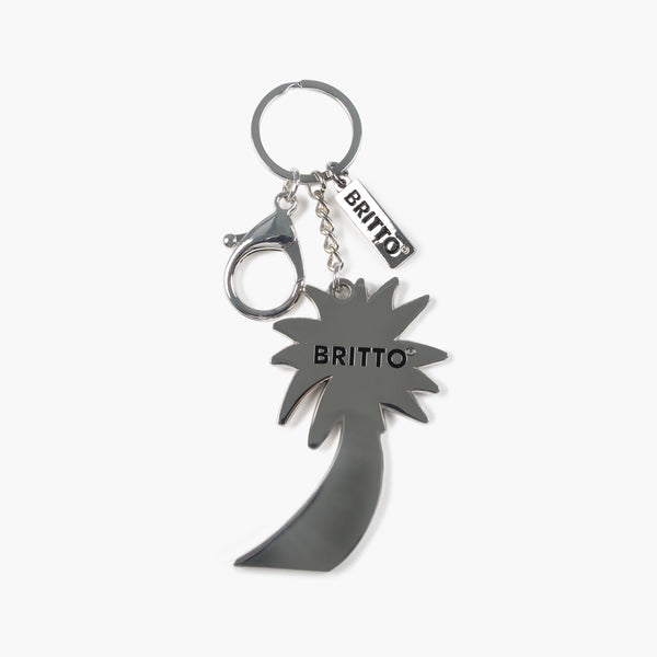 Palm Tree Britto Keychain & Bag Charm
