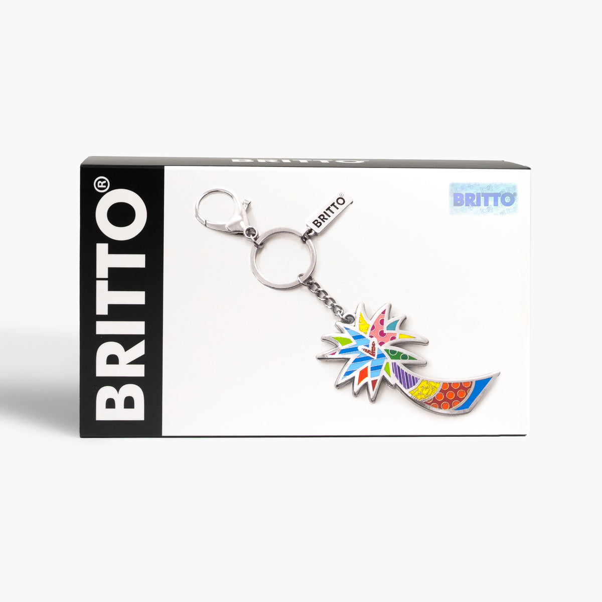 Palm Tree Britto Keychain & Bag Charm