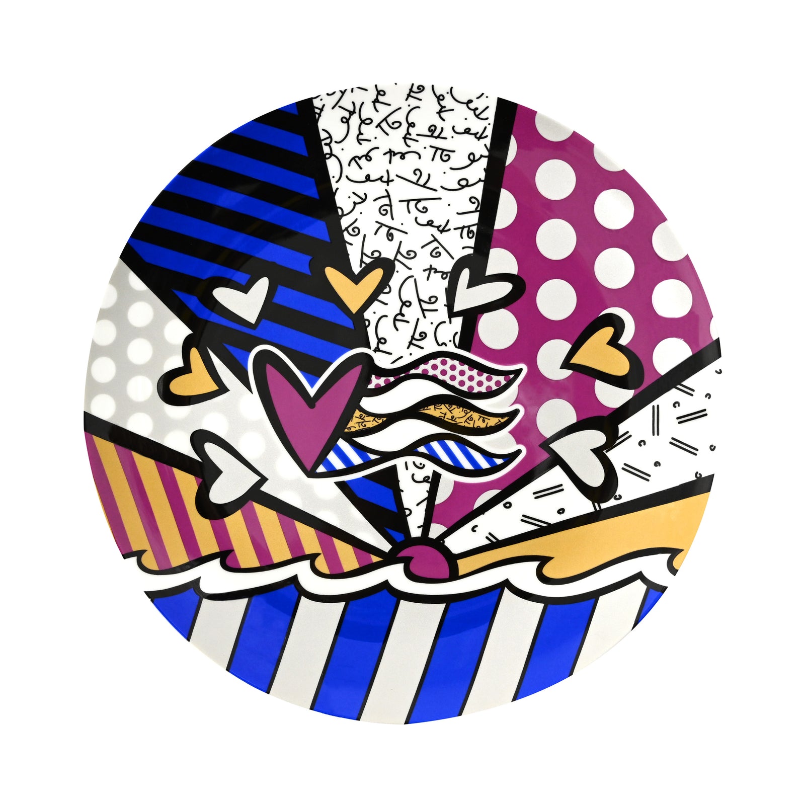 SHOW PLATE (HEART/WITCH) -  LOVE by BRITTO®