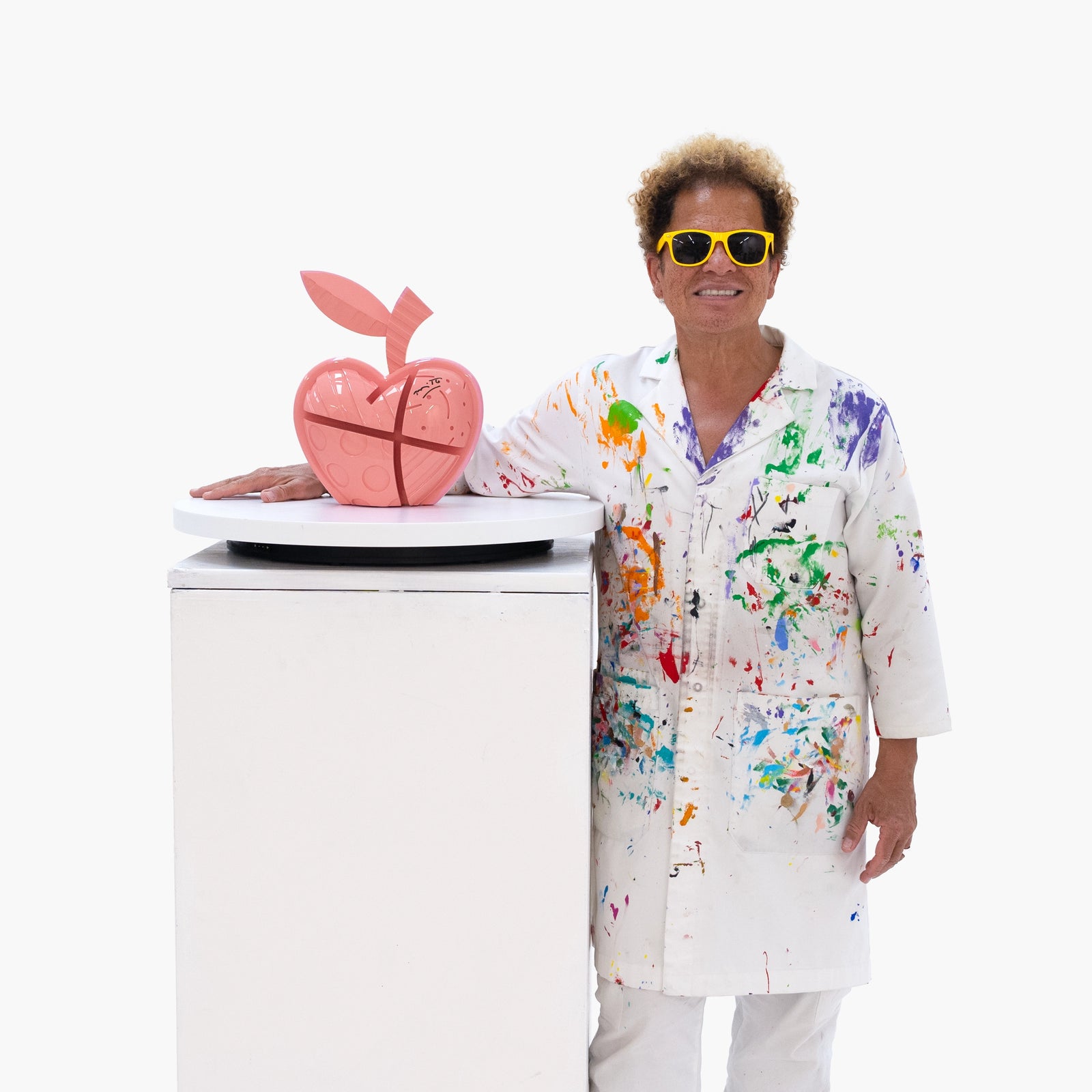 Apple (Pink) - Limited Edition Sculpture