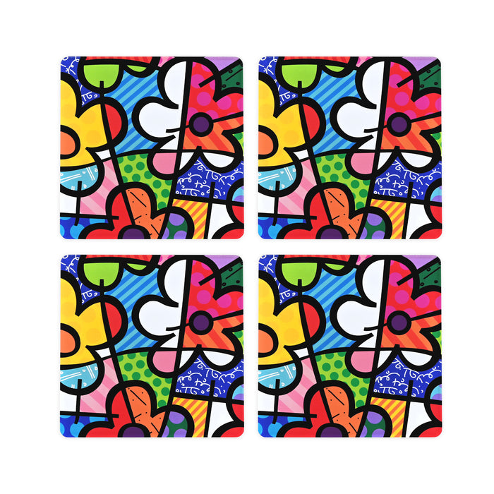 BRITTO COASTERS - BOTANICAL GARDEN (SQUARE) – Shop Britto