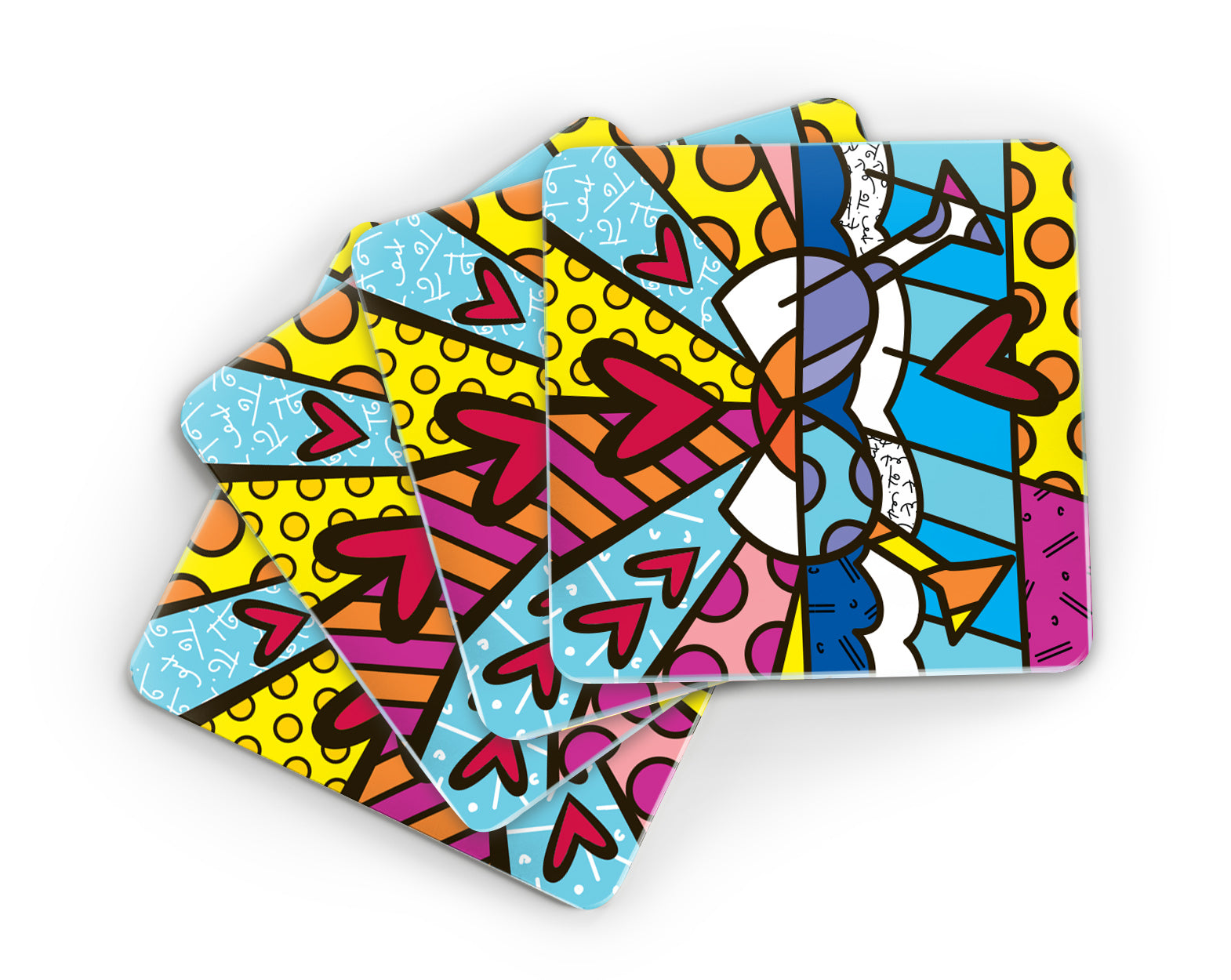 BRITTO COASTERS - CHEERS (SQUARE)