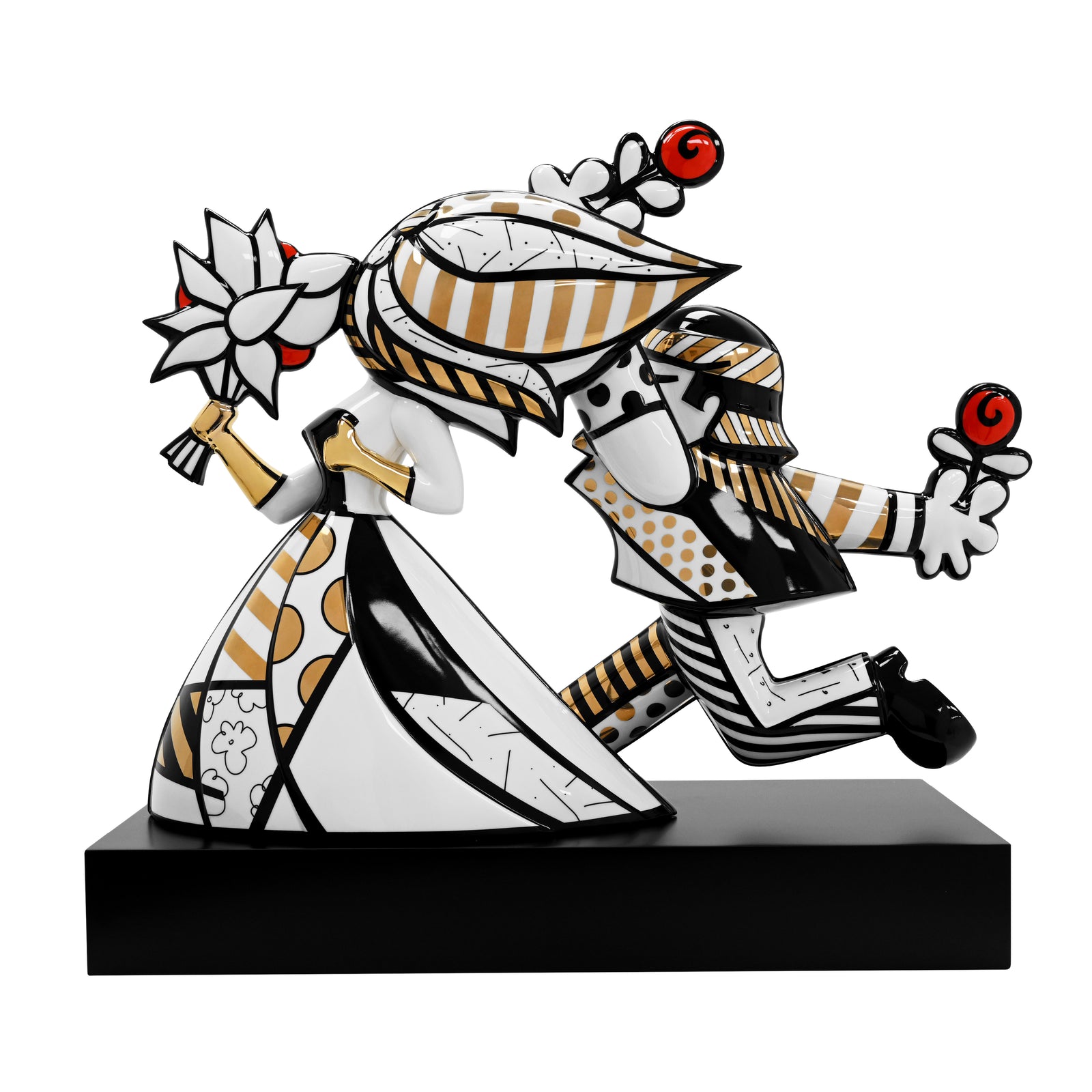 Golden Follow Me - Britto Fine Porcelain Collectible