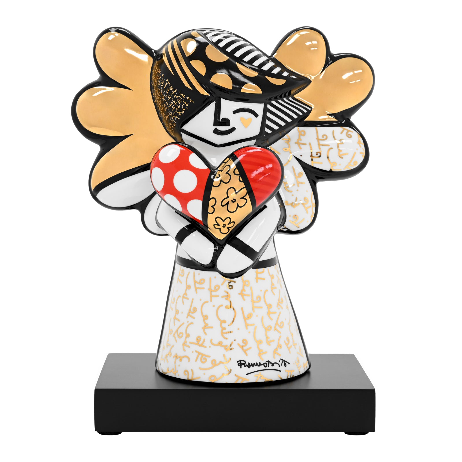 Golden Faith - Britto Fine Porcelain Collectible