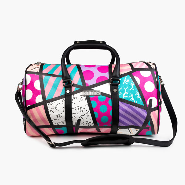 Pink & Teal Landscape Britto Duffle Bag