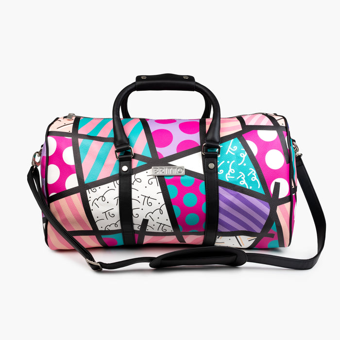 Pink & Teal Landscape Britto Duffle Bag