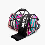 Pink & Teal Landscape Britto Duffle Bag