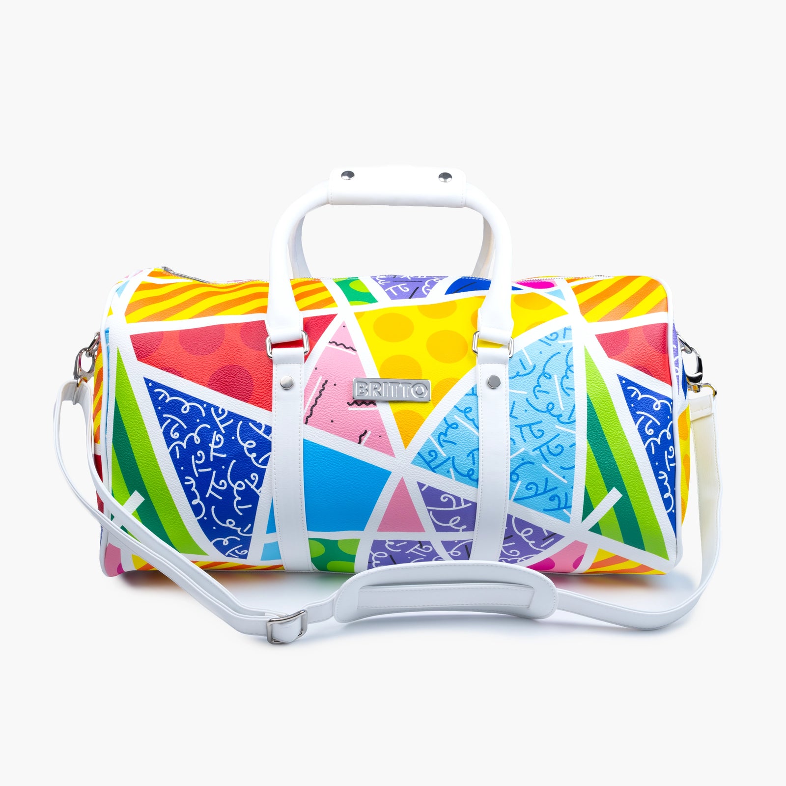 Baby Blue Landscape Britto Duffle Bag