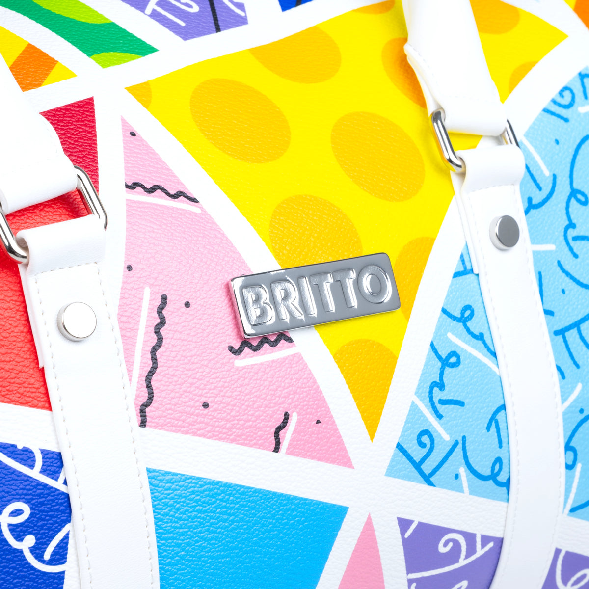 Baby Blue Landscape Britto Duffle Bag