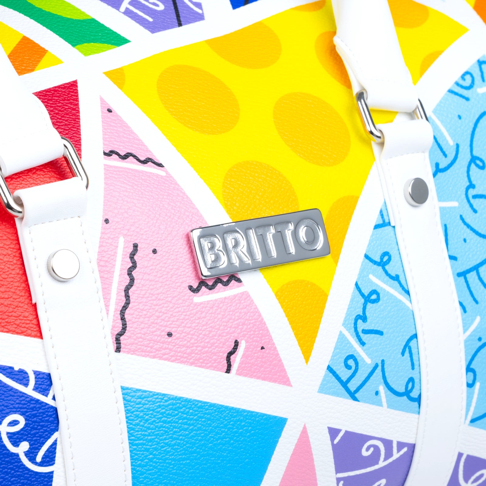 Baby Blue Landscape Britto Duffle Bag