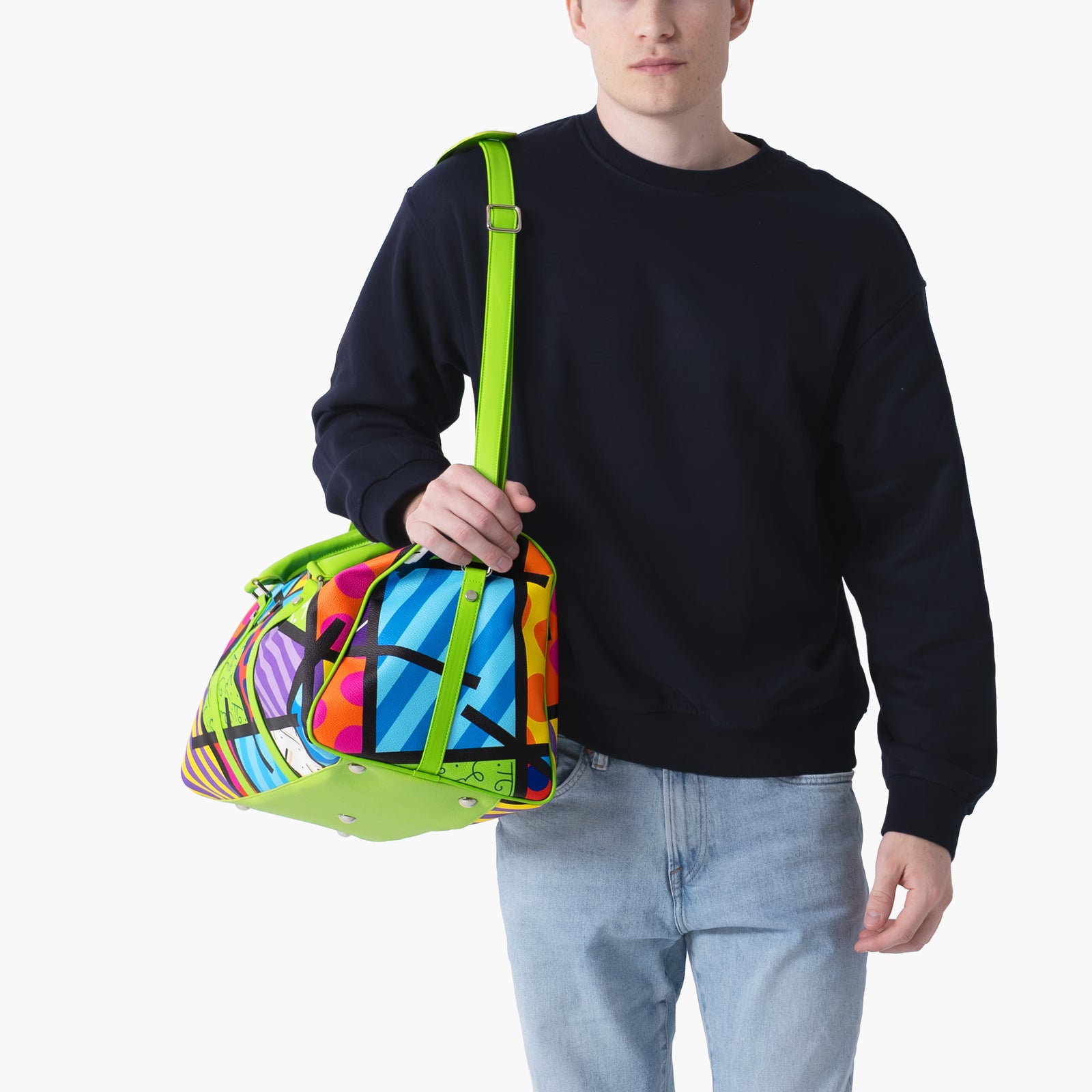 Green Landscape Britto Duffle Bag