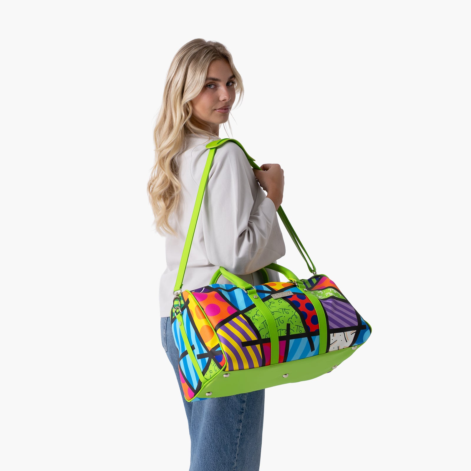 Green Landscape Britto Duffle Bag