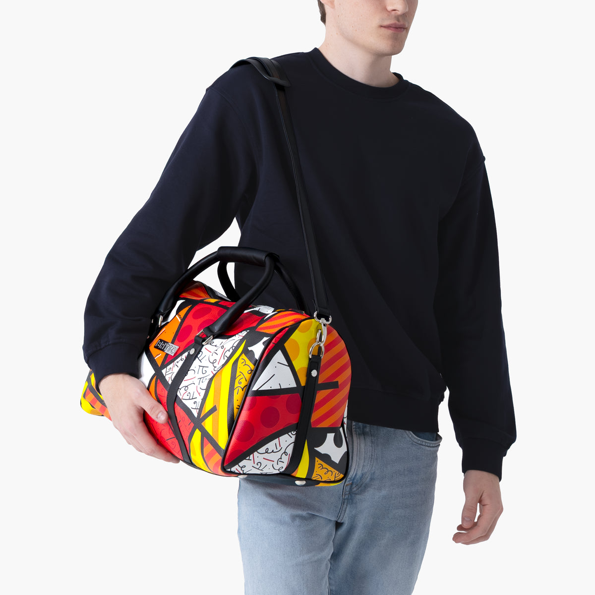 Red Landscape Britto Duffle Bag
