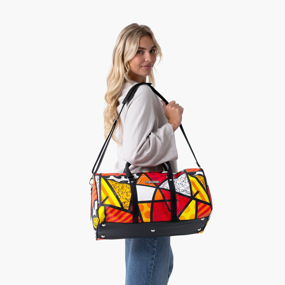 Red Landscape Britto Duffle Bag