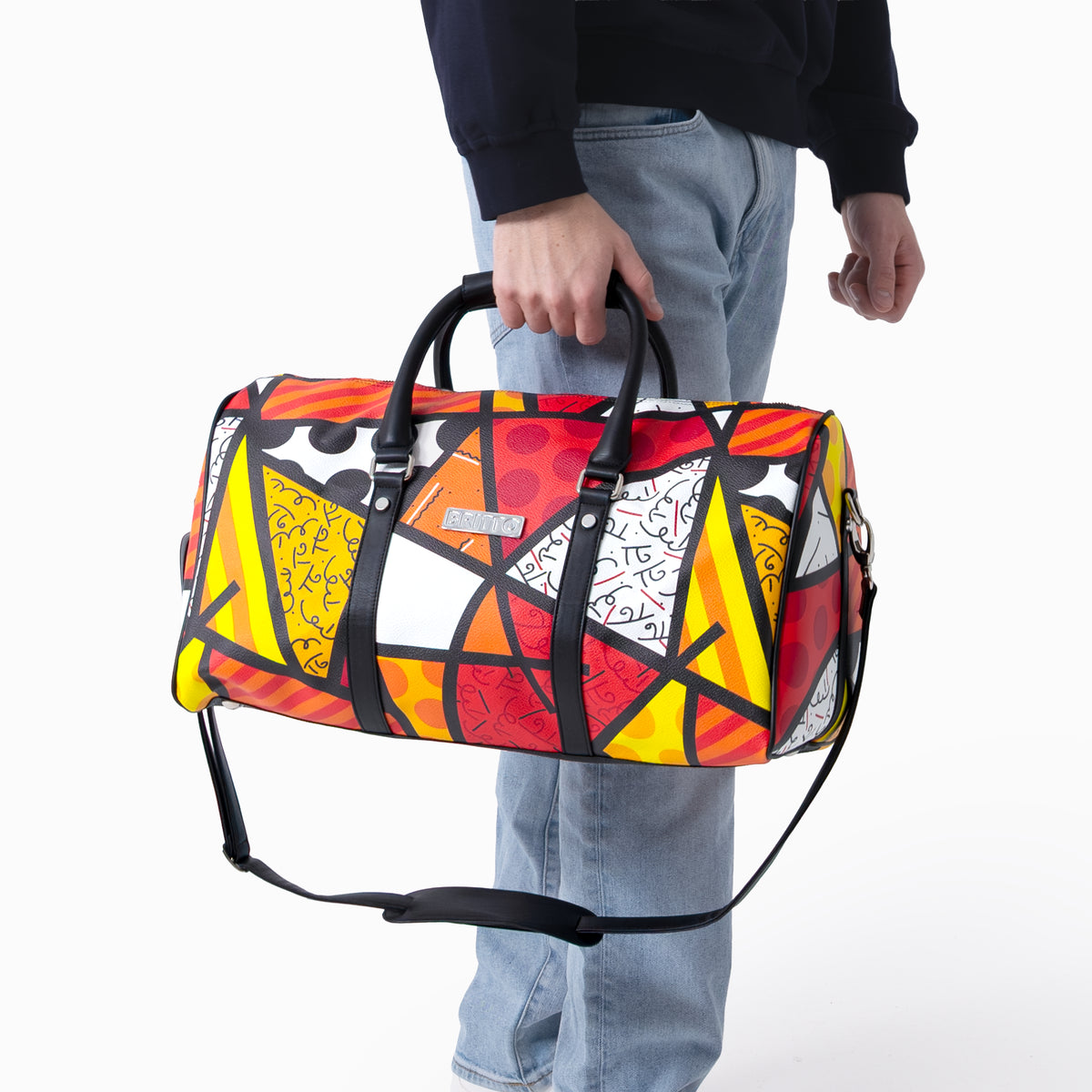 Red Landscape Britto Duffle Bag