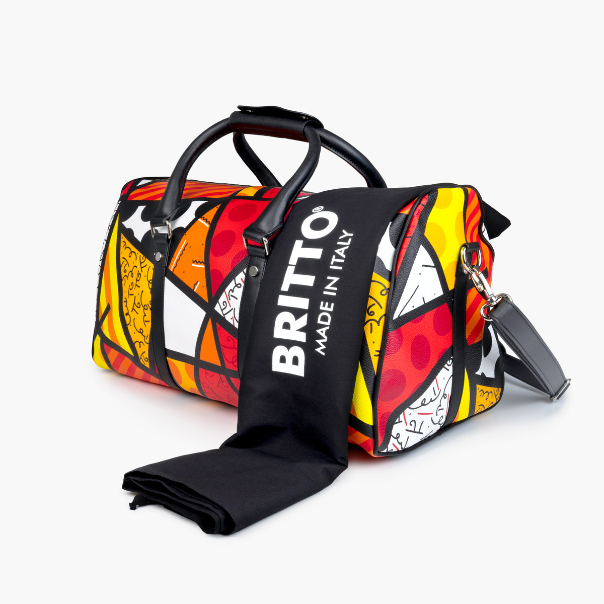 Red Landscape Britto Duffle Bag