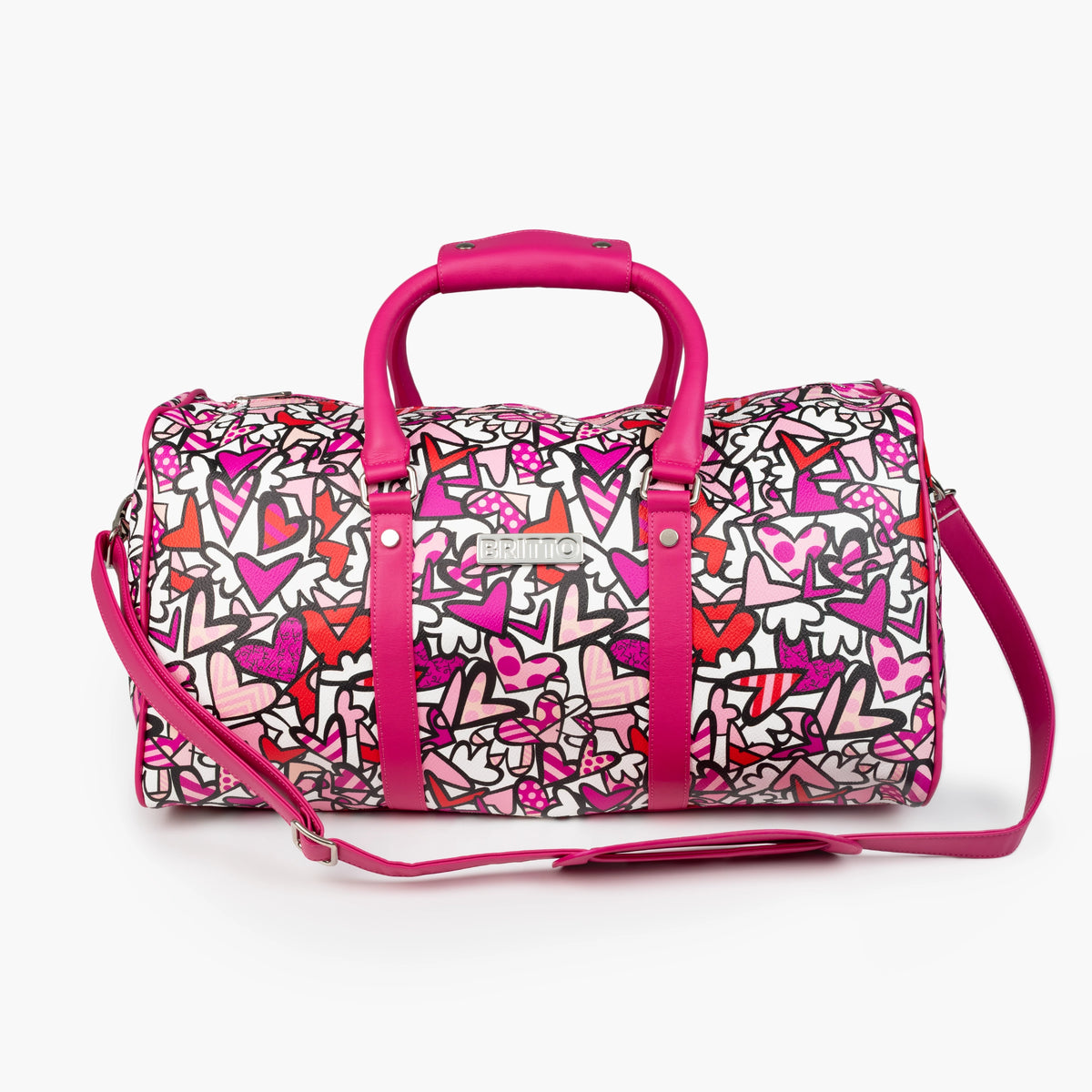 Alive Pink Britto Duffle Bag