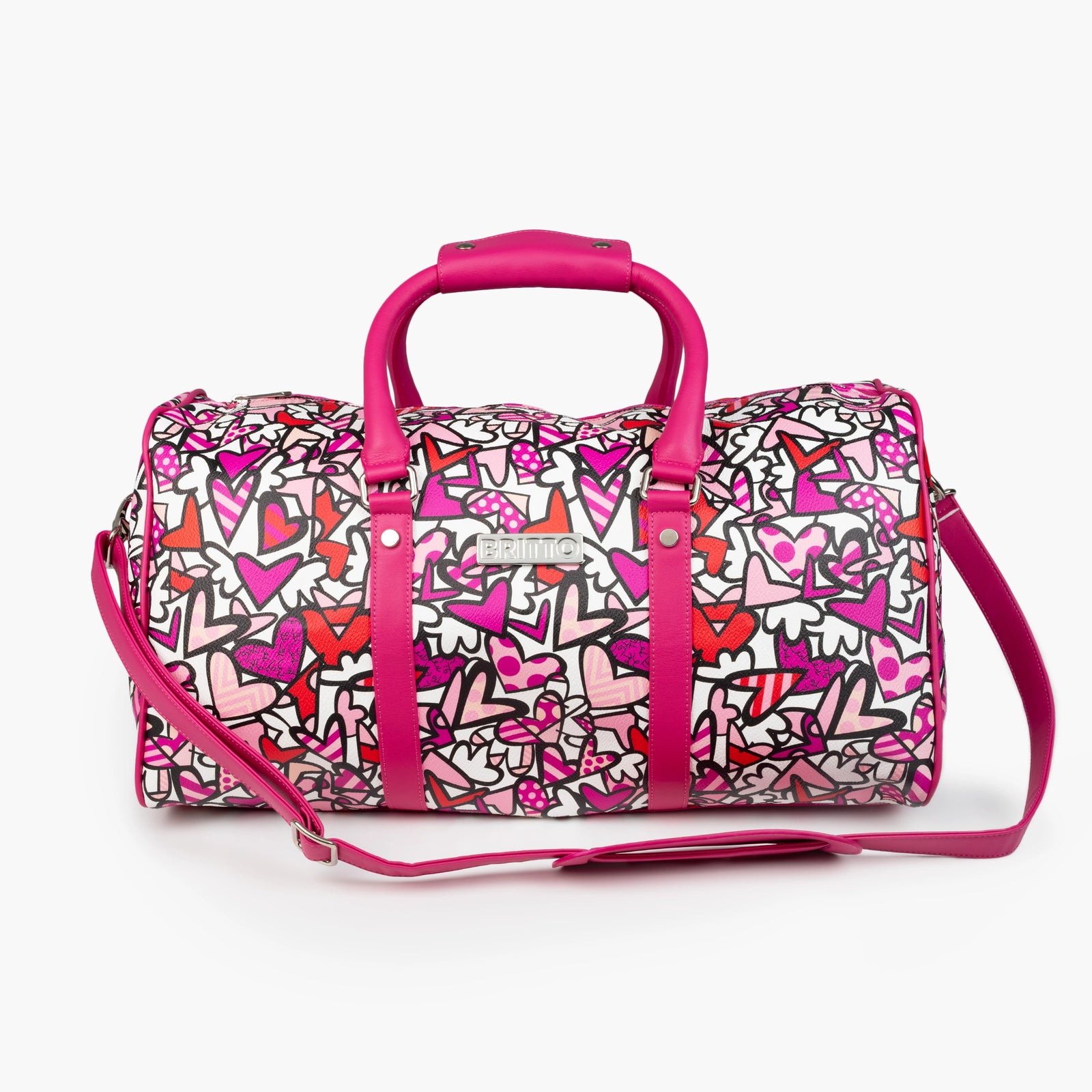Alive Pink Britto Duffle Bag