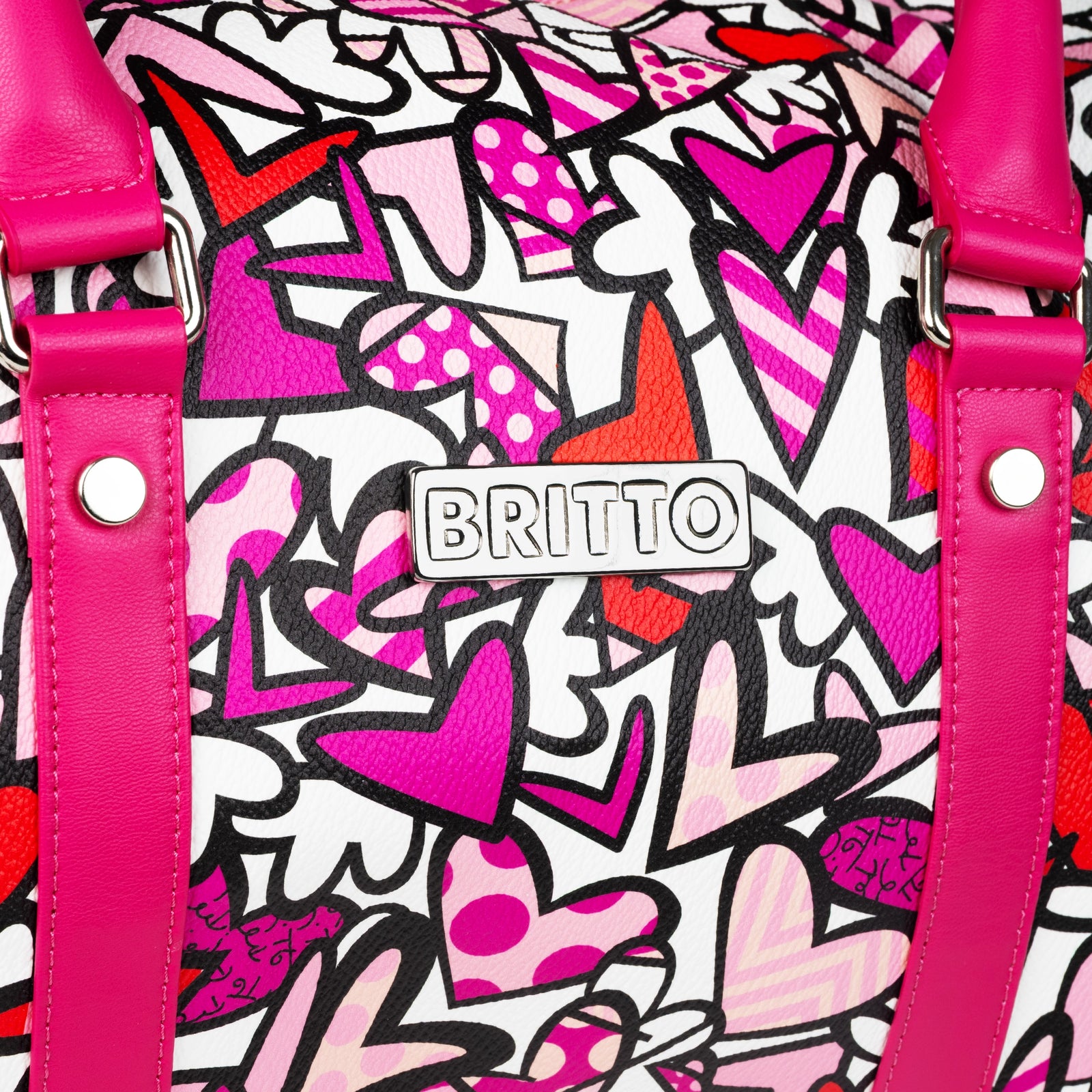 Alive Pink Britto Duffle Bag
