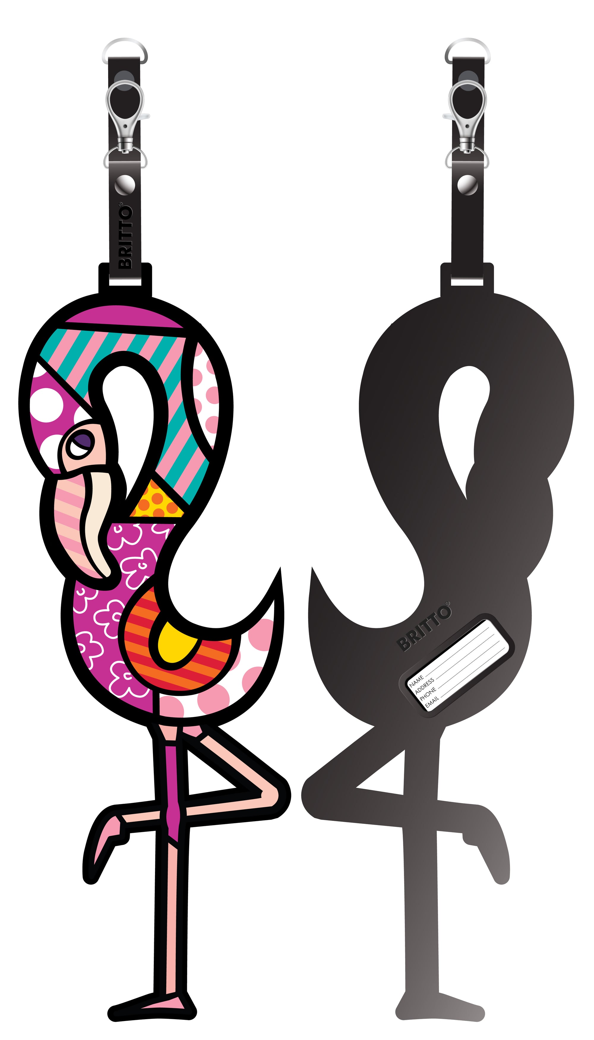 Flamingo Britto Luggage Tag - Shop Britto
