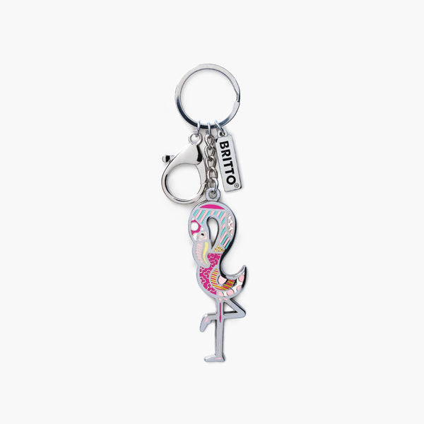 Flamingo Britto Keychain
