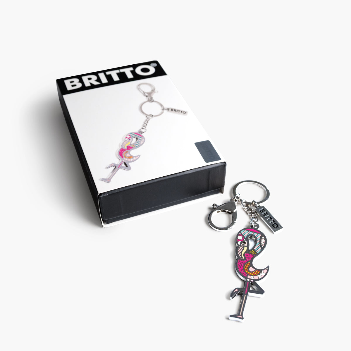 Flamingo Britto Keychain