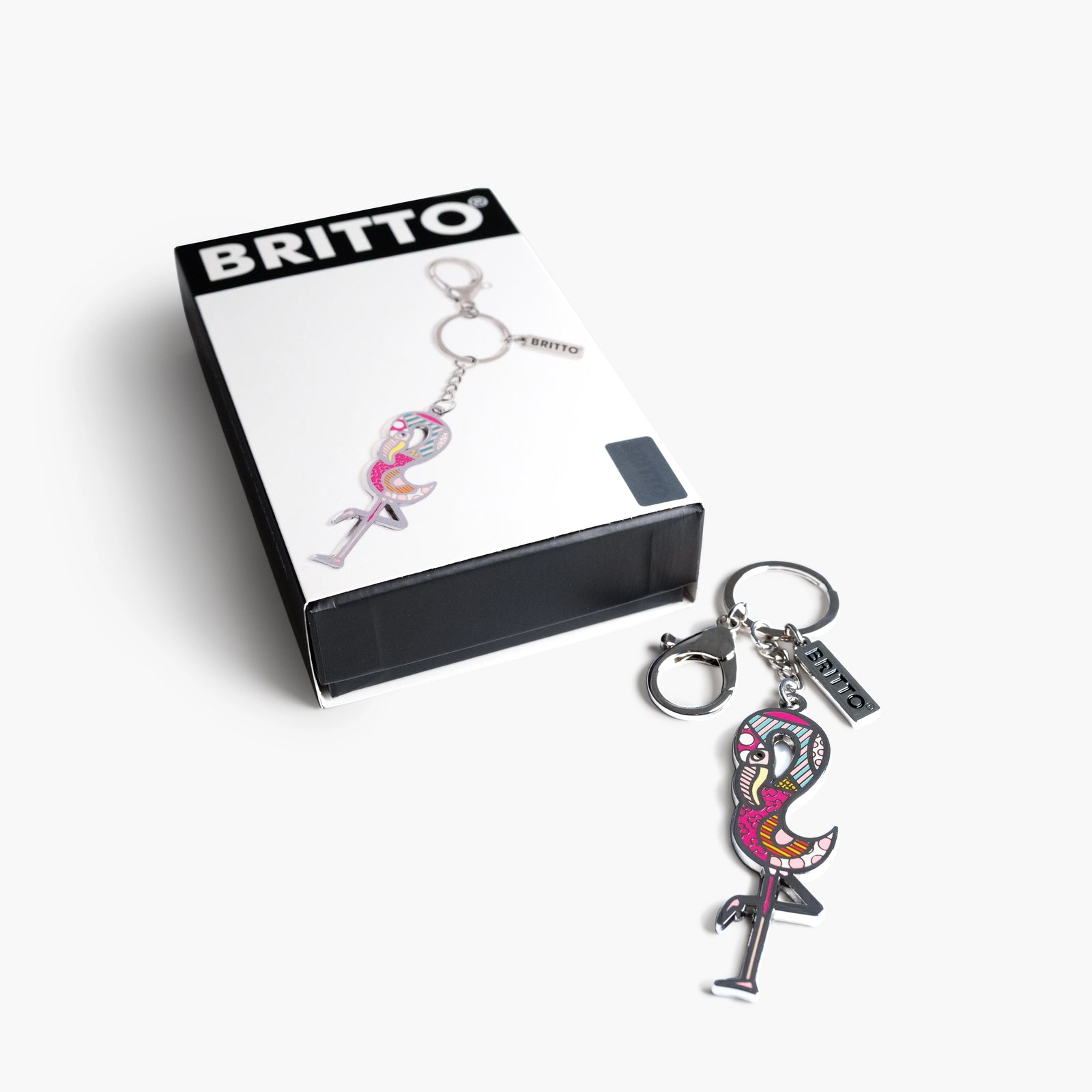 Flamingo Britto Keychain