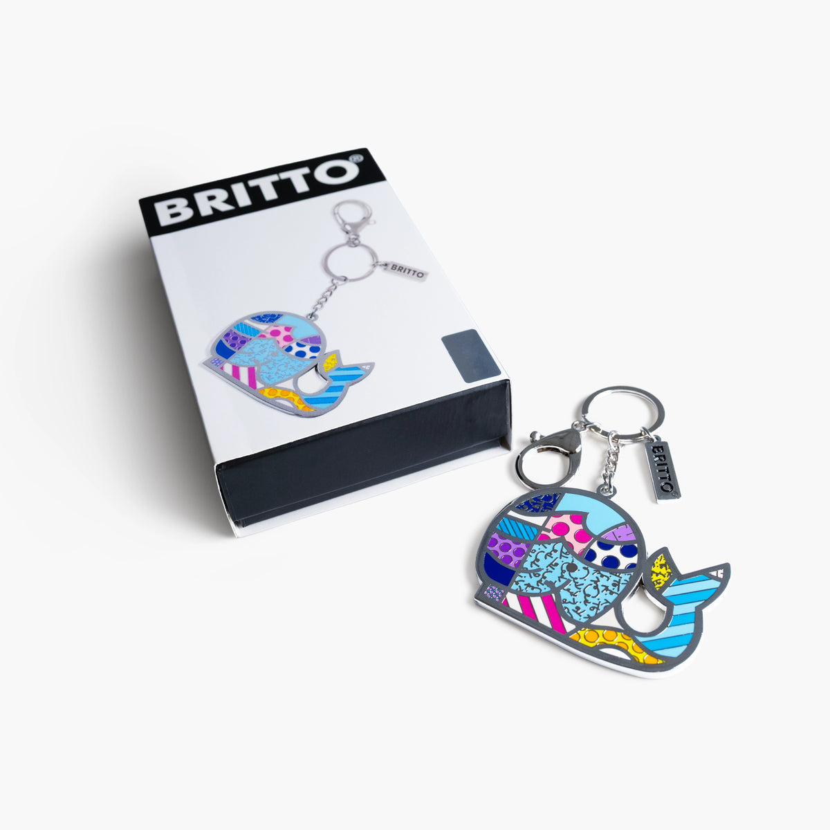 Whale Britto Keychain