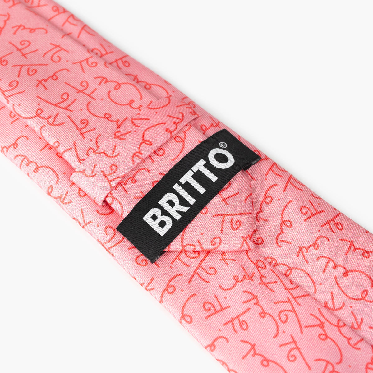 Pink BTOs Britto Tie