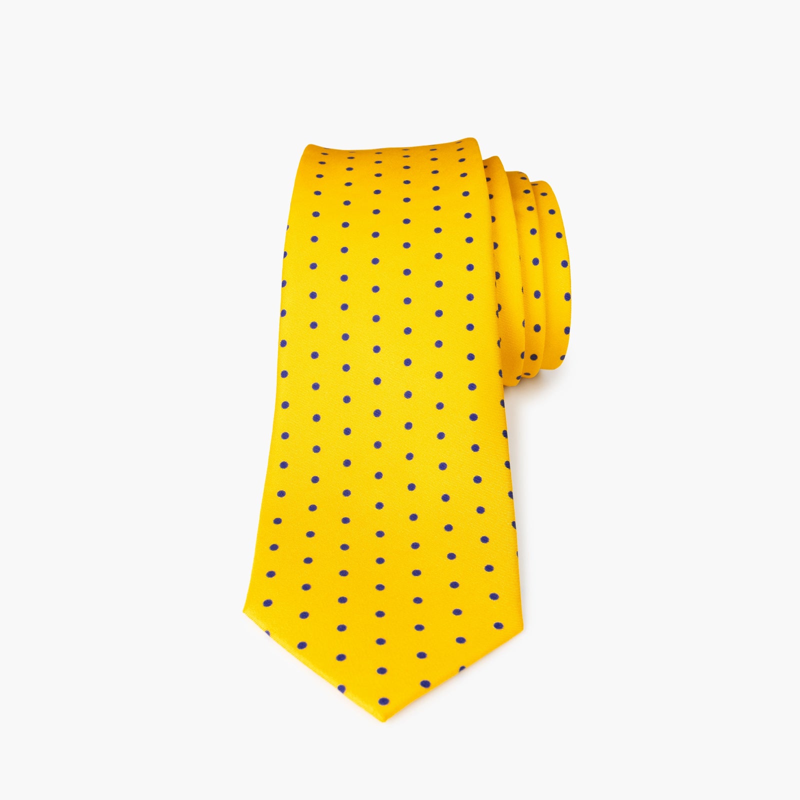 Dots On Yellow Britto Tie