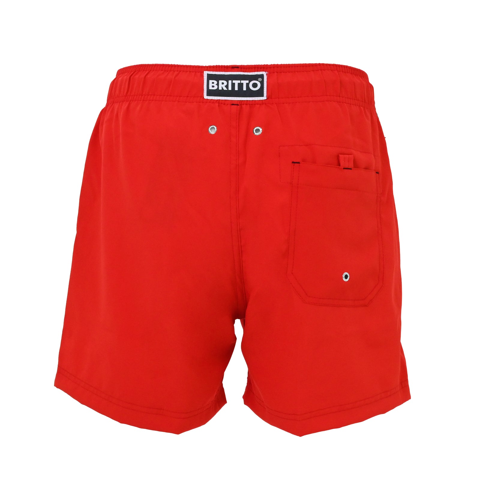 red britto shorts for men  artistic colorful design collectible