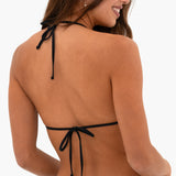 BRITTO® Triangle Bikini Top - Blue Hearts Design (Emily)