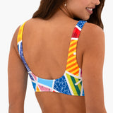 BRITTO® SQ Bikini Top - Blue Landscape Design