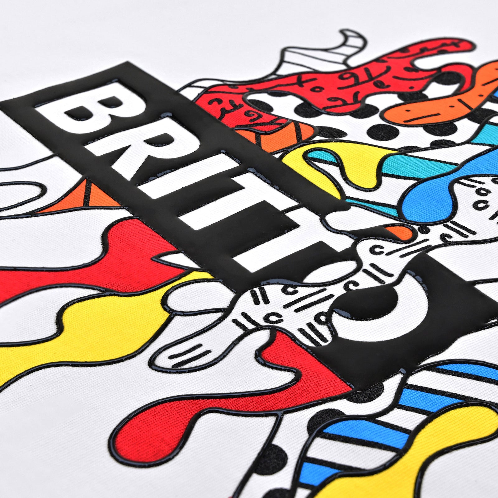 camouflage britto tshirt for women  artistic colorful design collectible