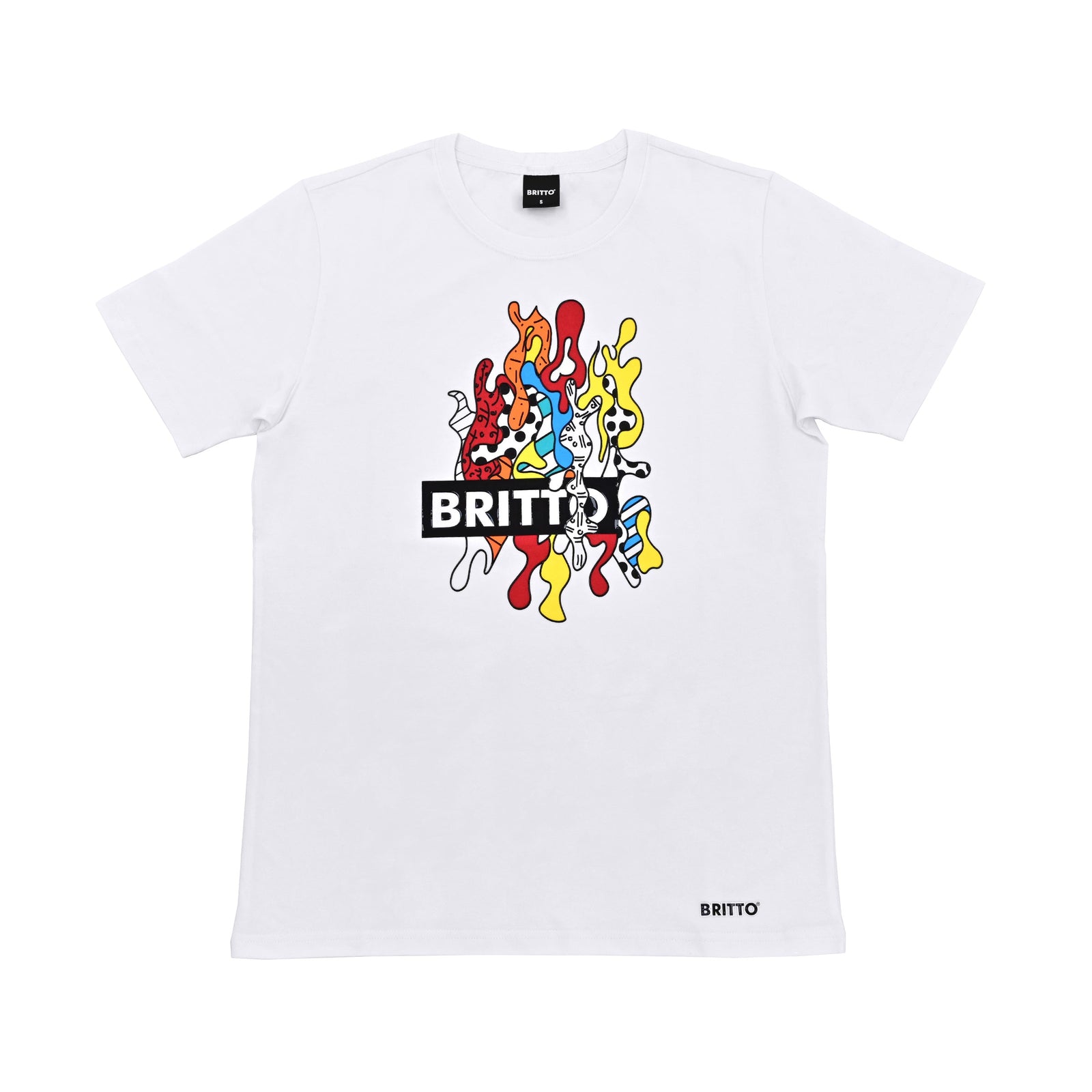 modern pop art camouflage britto tshirt for women  vibrant home decor