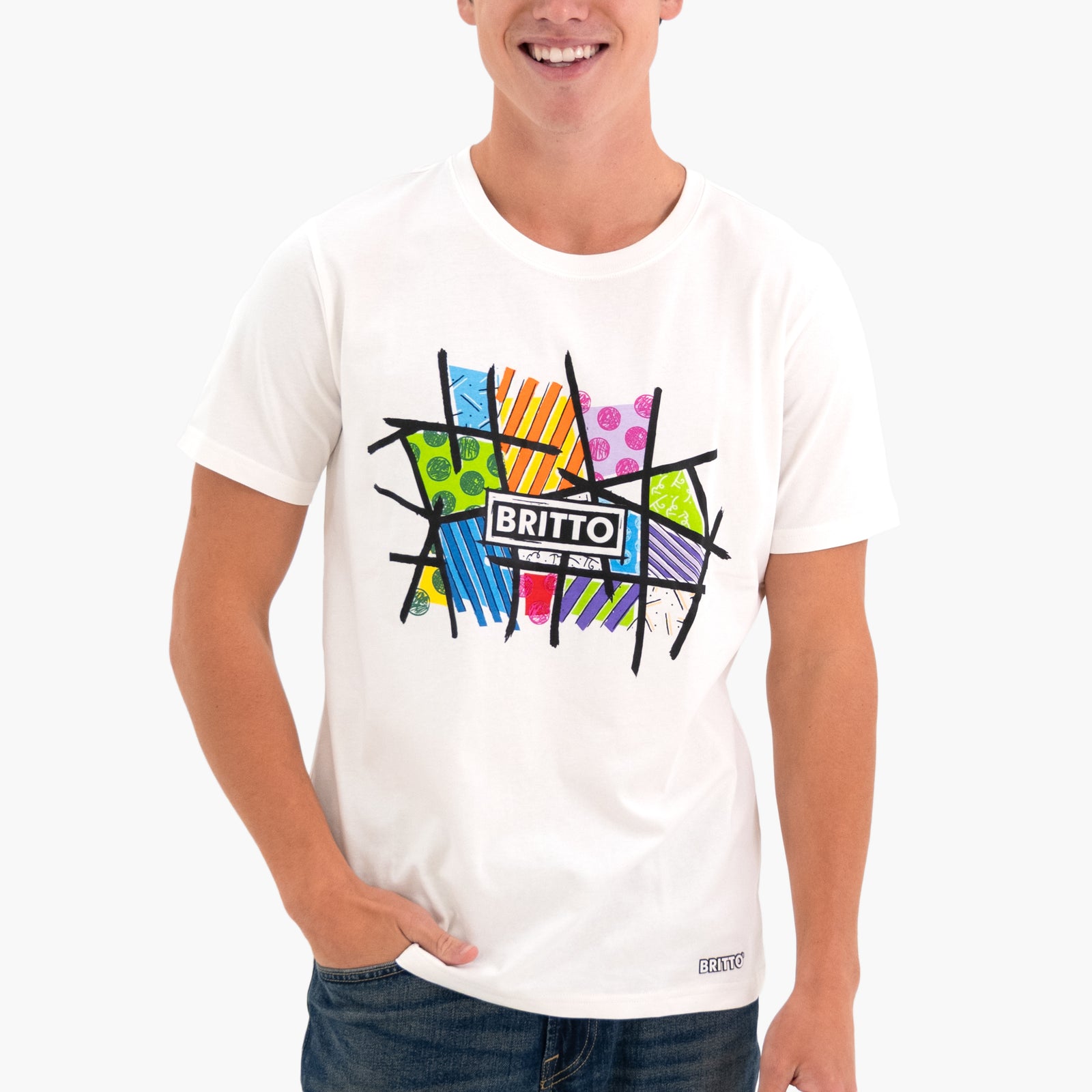 BRITTO® T Shirt - Colorful Landscape - (Men)