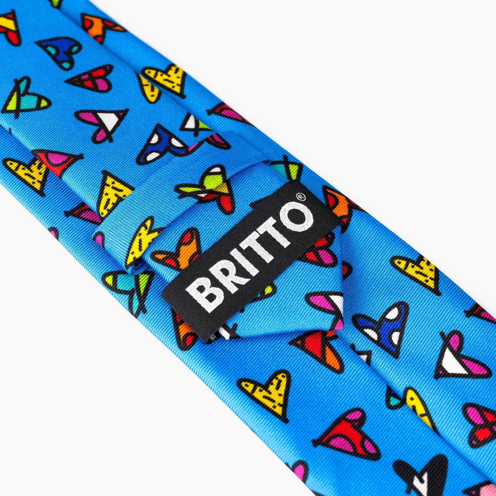 Hearts (Cyan) Britto Neck Tie