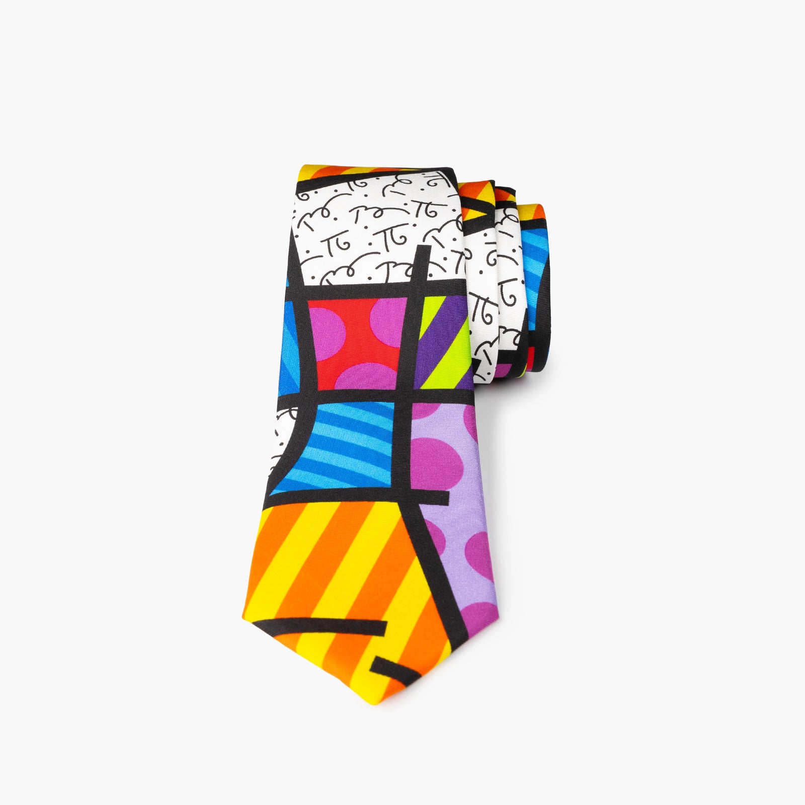 Colorful Landscape Britto Neck Tie