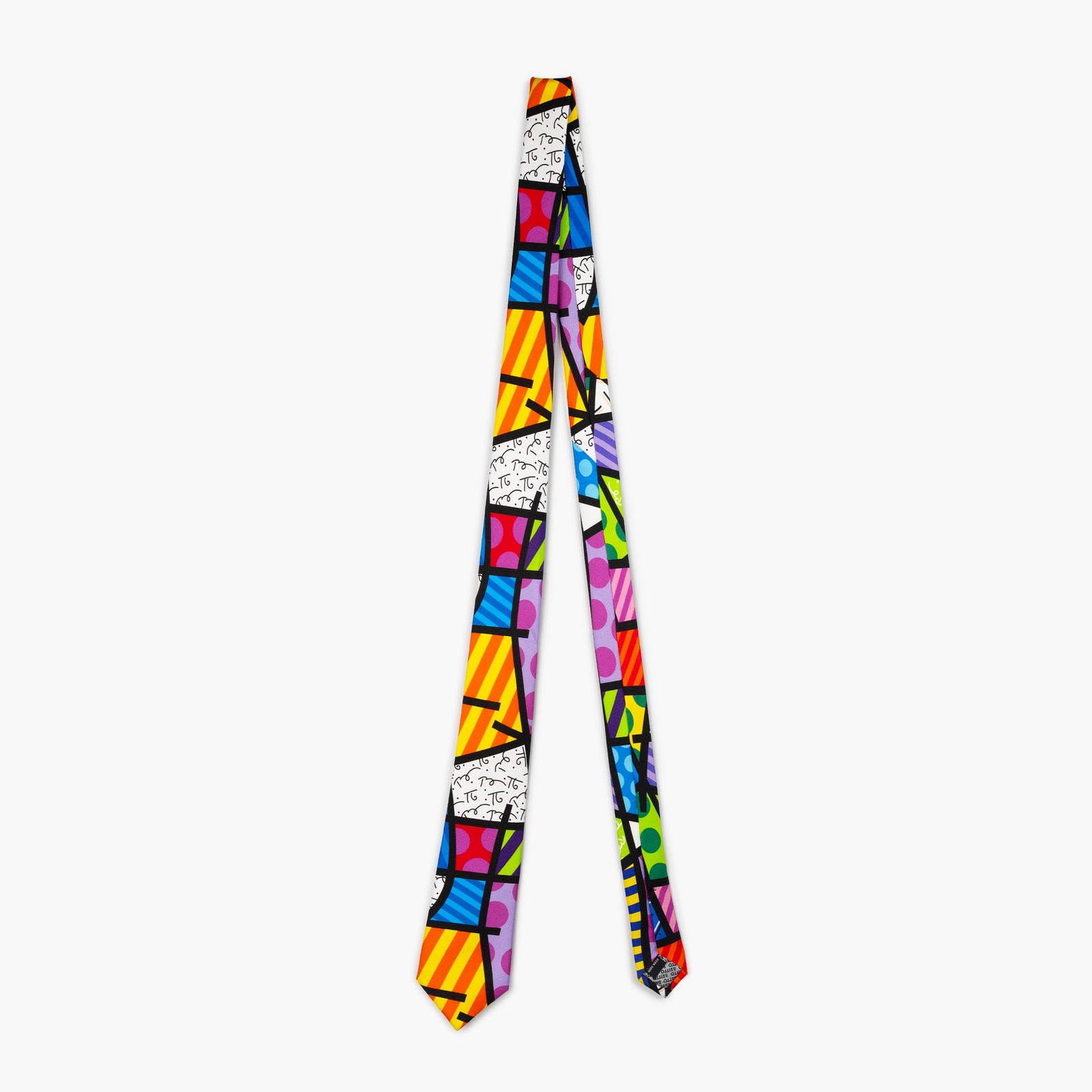 Colorful Landscape Britto Neck Tie