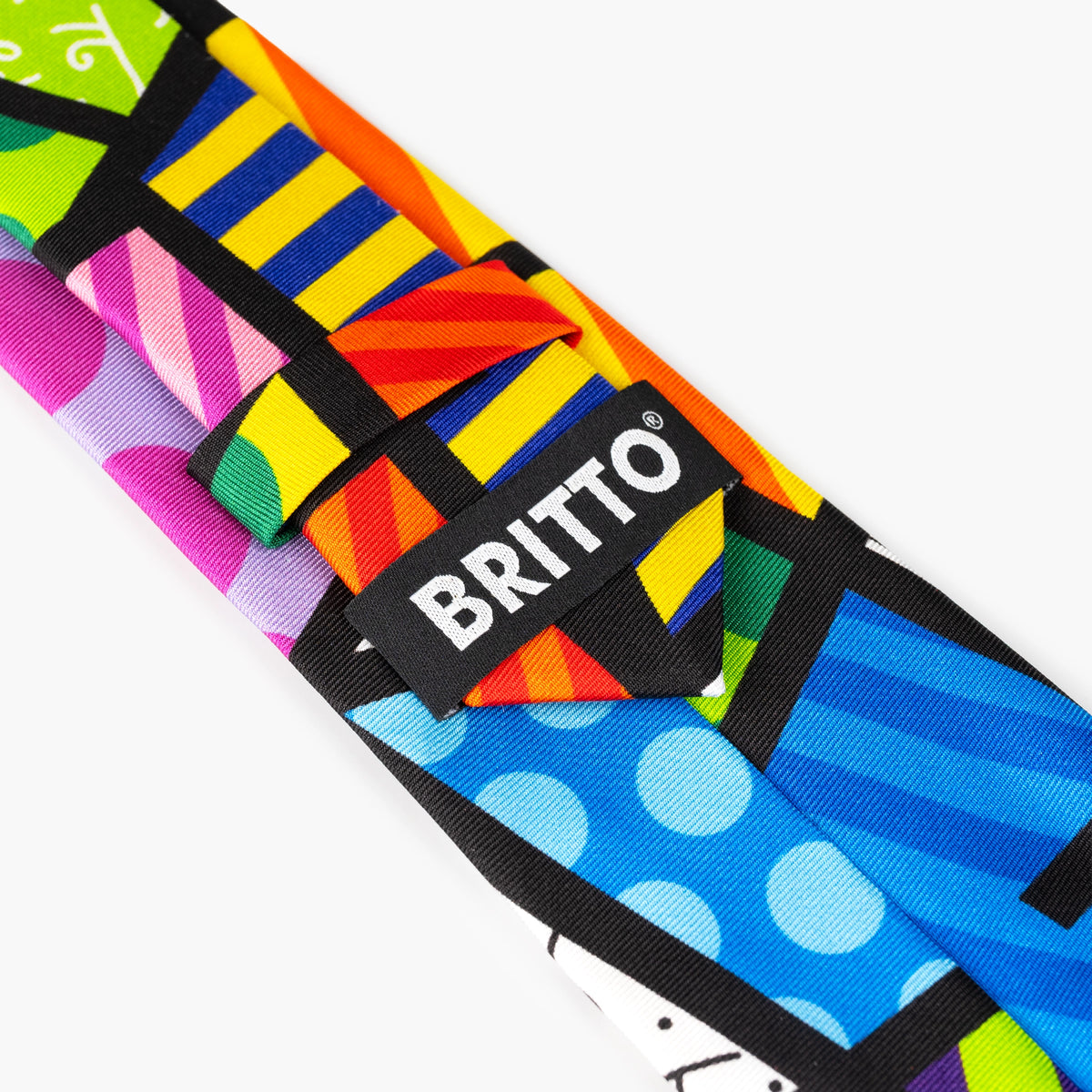Colorful Landscape Britto Neck Tie