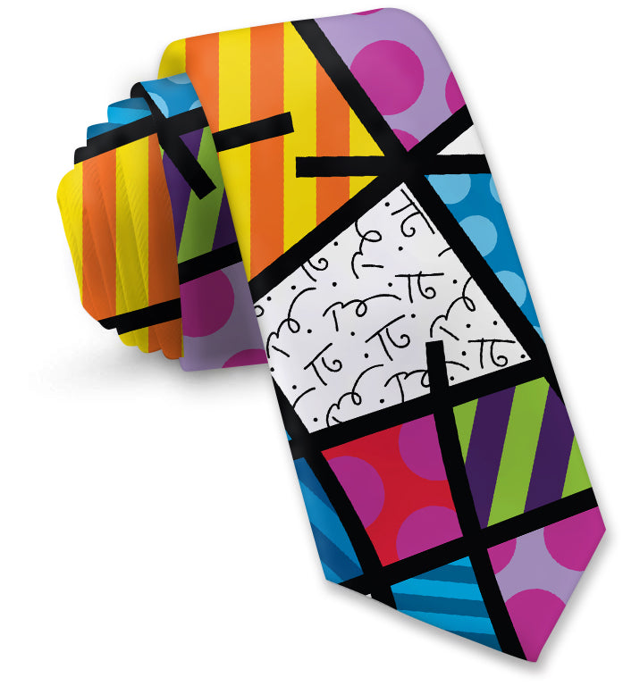 BRITTO® TIE - COLORFUL LANDSCAPE