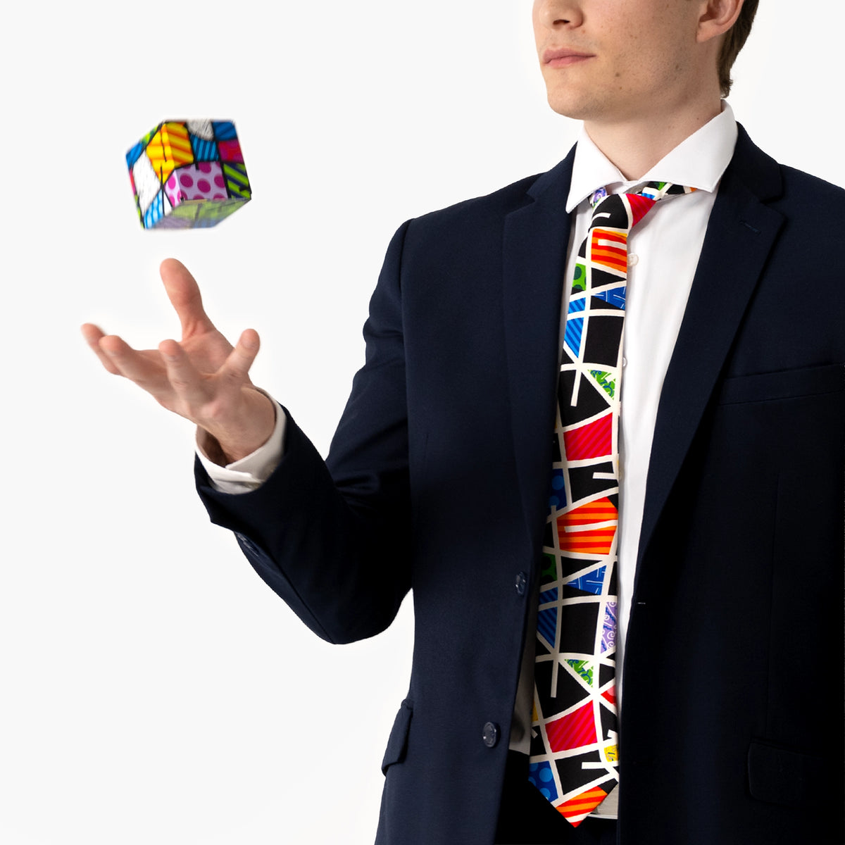 Midnight Landscape Britto Neck Tie