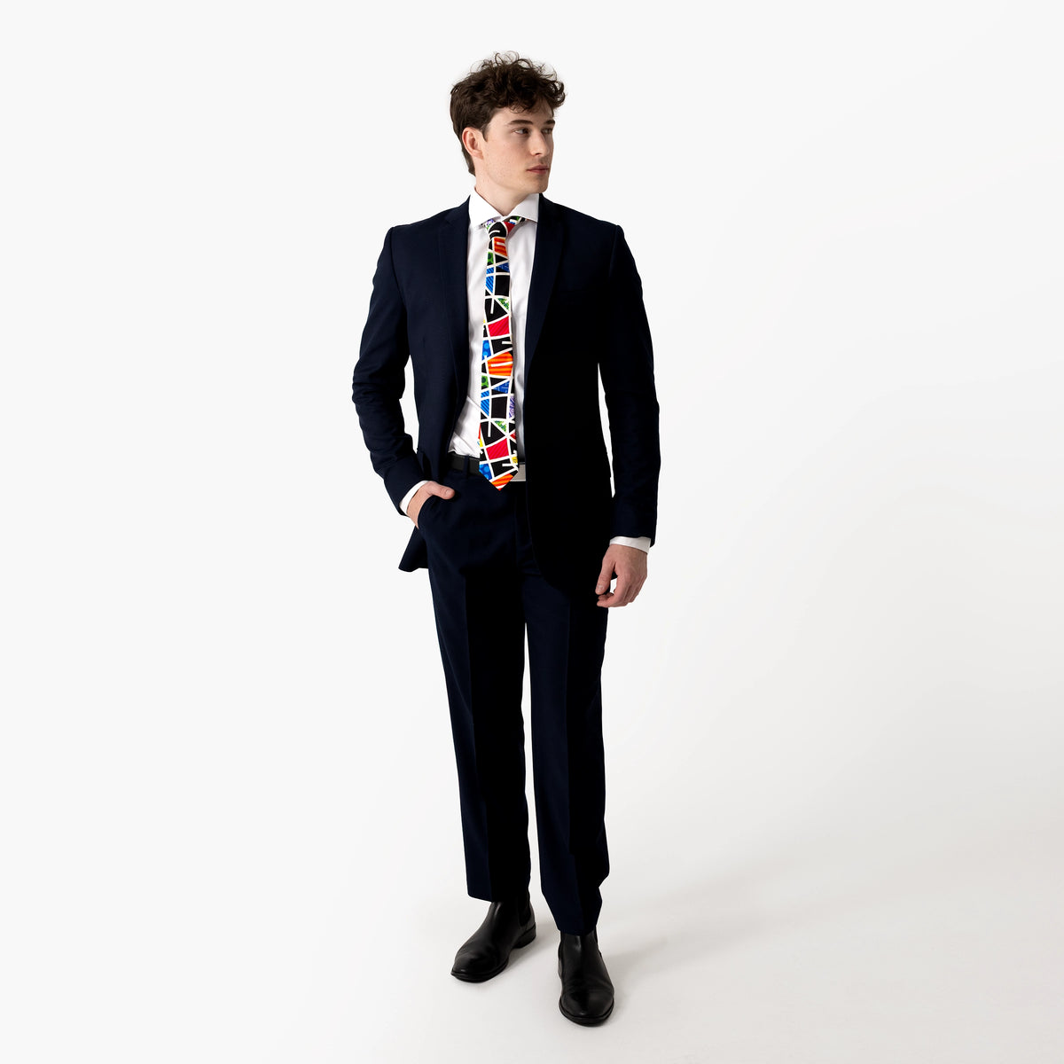 Midnight Landscape Britto Neck Tie