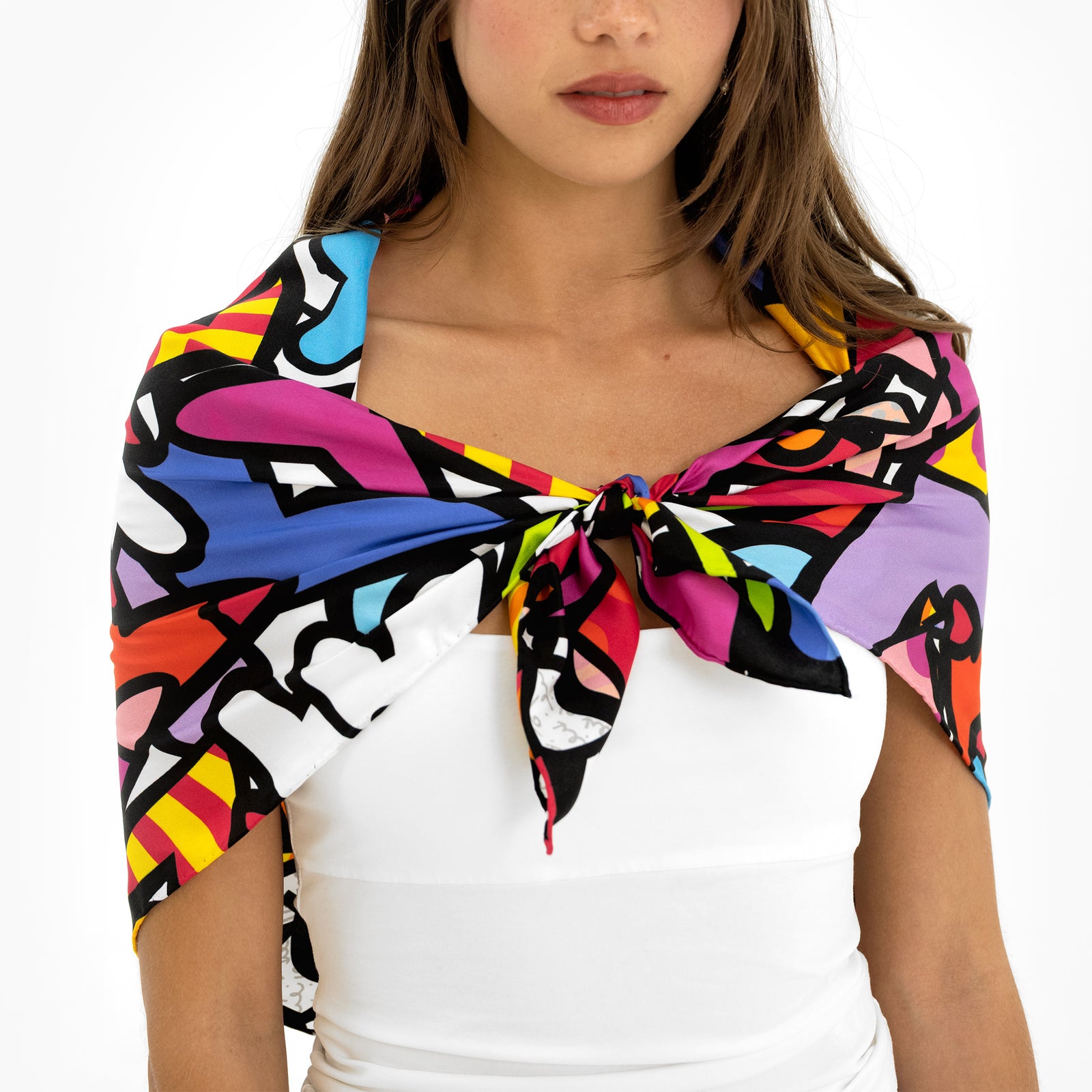 BRITTO® SILK SCARF - ALIVE