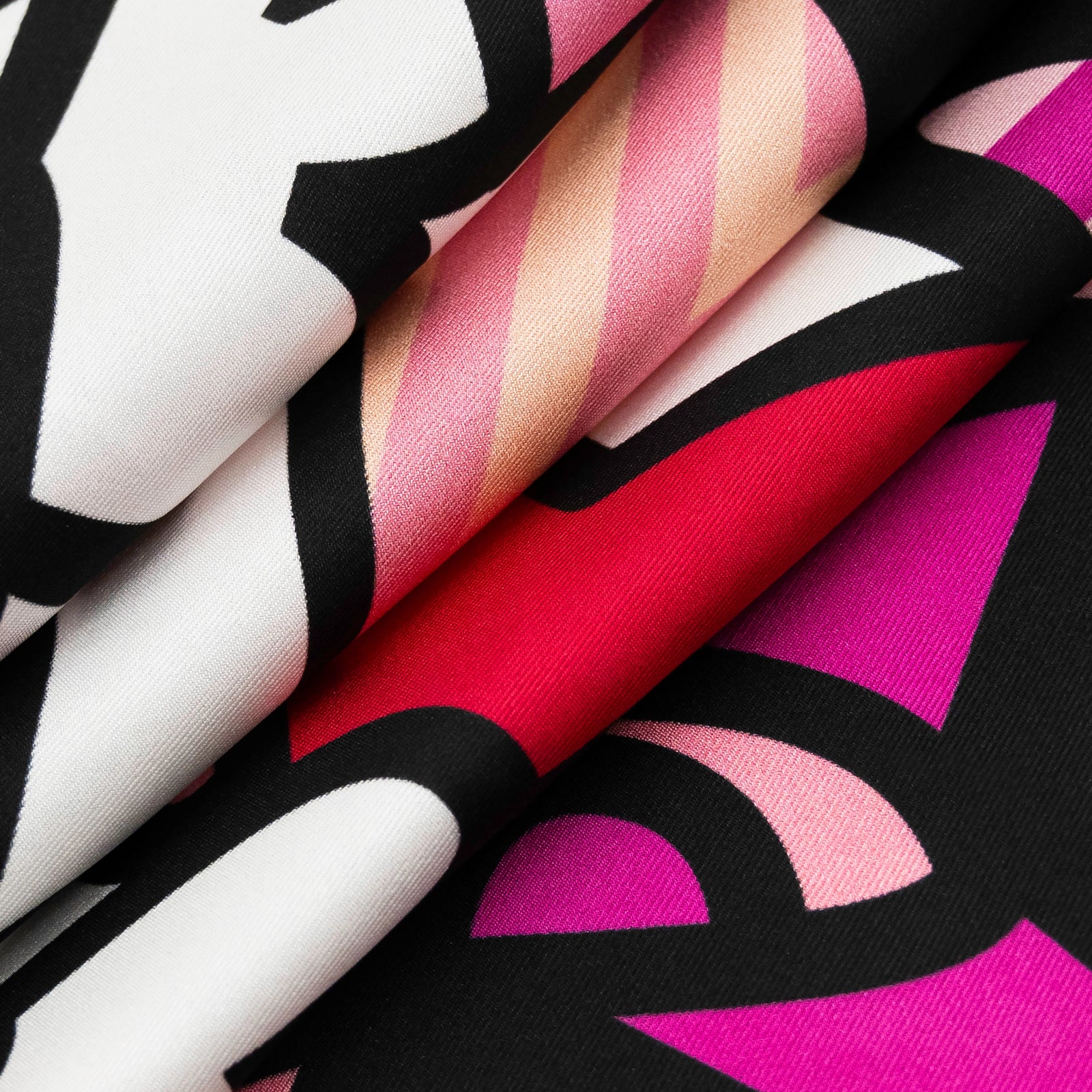 Alive Pink Britto Silk Scarf