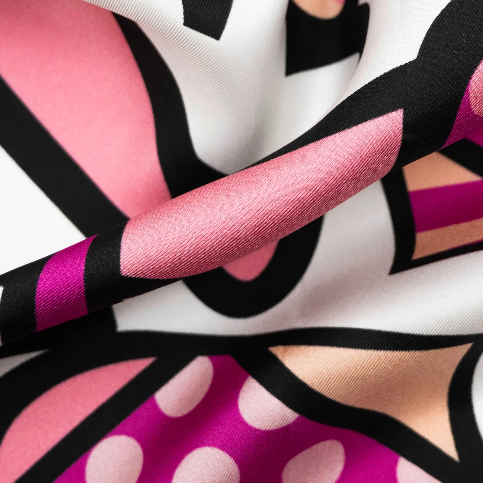 Alive Pink Britto Silk Scarf