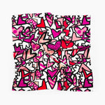 BRITTO® SILK SCARF - ALIVE (PINK)